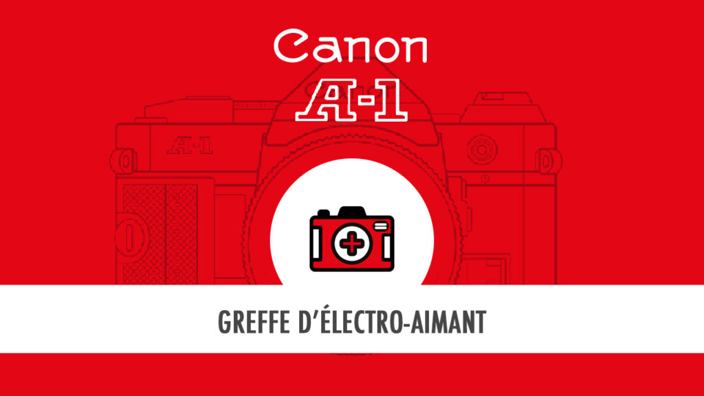Cleaning and replacing an electromagnet on a Canon A-1