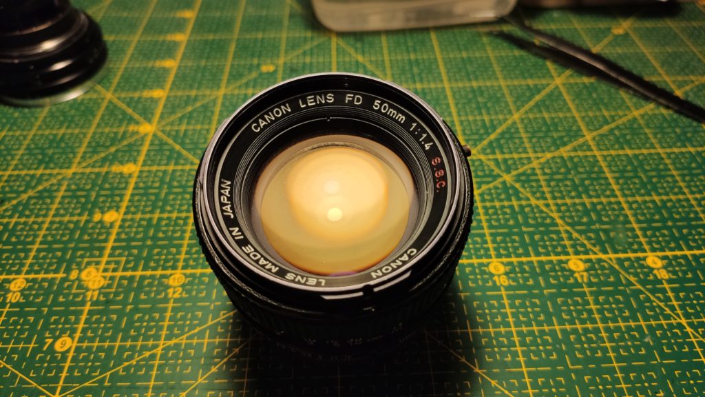 Hostophoto - Nettoyage Canon FD 50mm 1.4 SSC