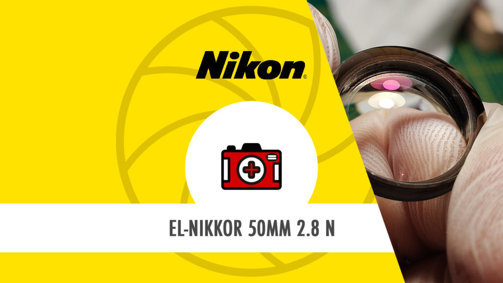 Removing fungus from a Nikon EL-Nikkor 50mm f/2.8 N
