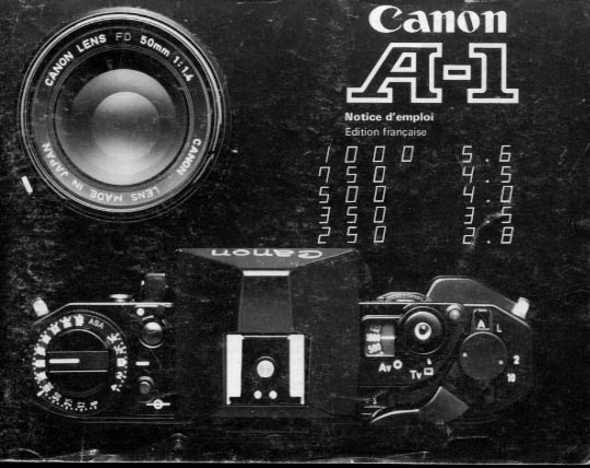 Hostophoto - Manuel Canon A1