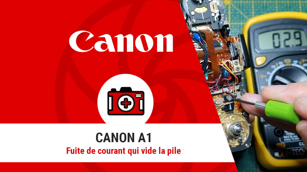 Canon A-1 battery drain caused by current leakage